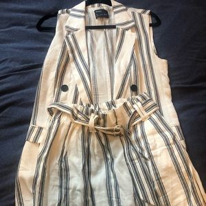 Striped shorts and vest set